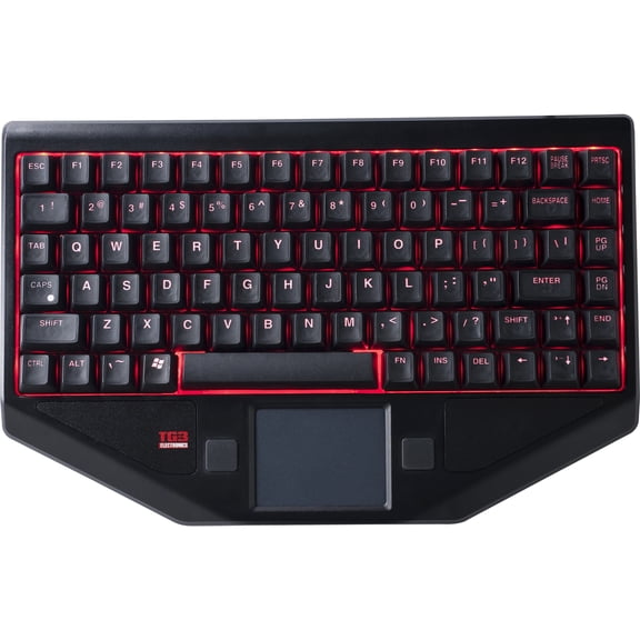 TG3 Electronics KBA-BLT-5RBUVS 82 Key Backlit Touchpad USB