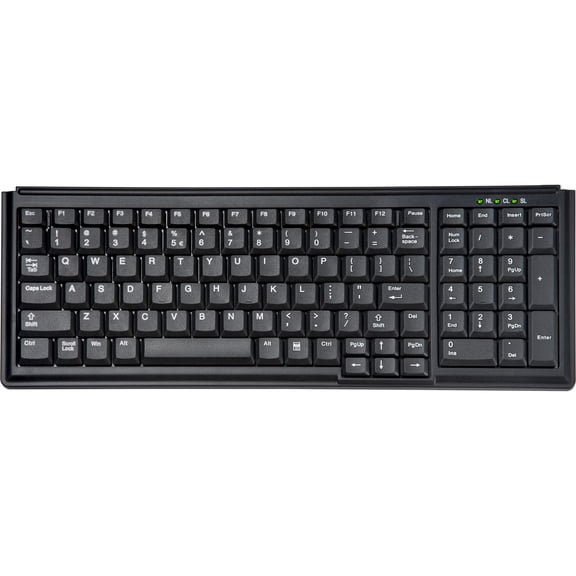 TG3 TG103 Keyboard - Cable Connectivity - USB Interface - 103 Key - QWERTY Layout - Membrane/Scissor Keyswitch