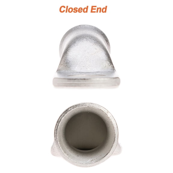 TG4THT-100PCS Tinned Copper Wire Lugs AWG 8 6 4 2 Gauge with Heat Shrink Tube Assortment Kit Heavy Duty Closed End Electrical Wire Cable Battery Terminal Crimp Connectors