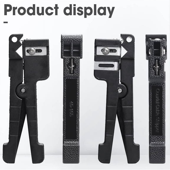 TG4THT-2 Pack Fiber Optic Cutter Tool 45-165 Coax Cable Stripper Fiber Optical Buffer Tube Jacket Stripper coaxial cable crimper universal wire stripper