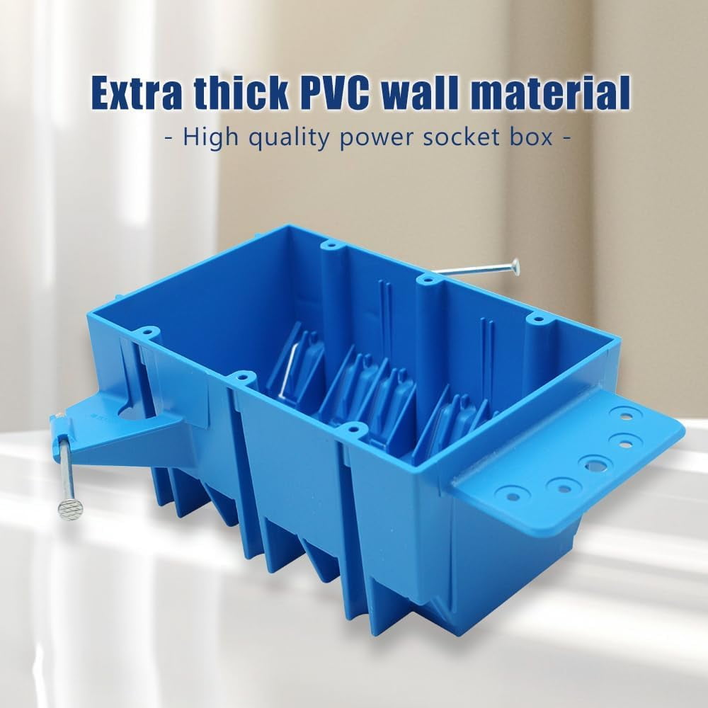 TG4THT-3 Gang 44 Cu. PVC New Work Electrical Switch and Outlet Box,Nail ...