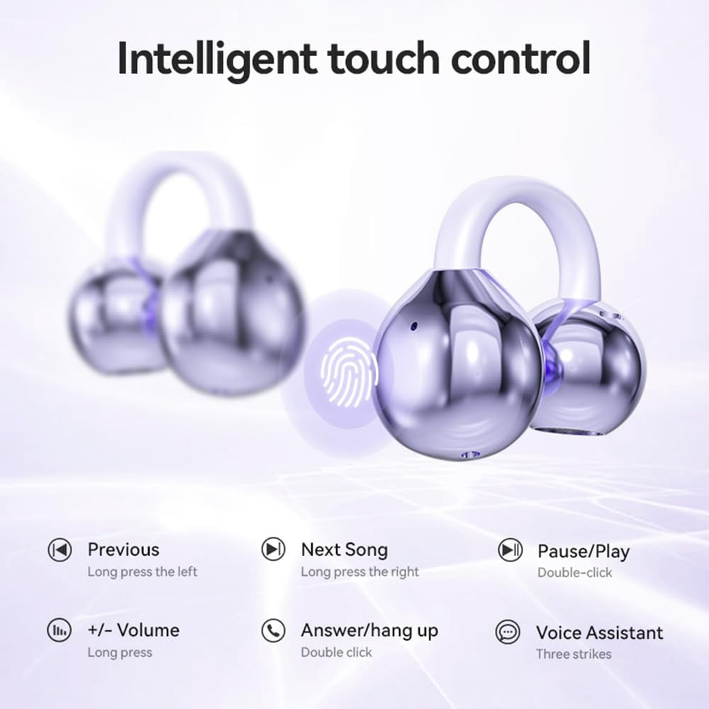 Touch-Control Ohrhörer – Bluetooth 5.0, IPX5 Wasserdicht, 24h Akku, Mit Ladecase
