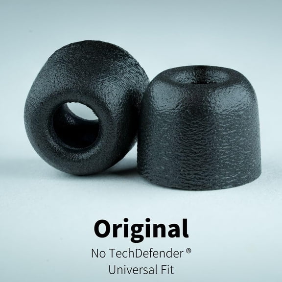 TG4THT-Comply 500 Core Series | Memory Foam Replacement IEM Ear Tips for KZ, Moondrop, FiiO Sennheiser & More | Superior Noise Isolation, Ultimate Comfort, Secure Fit | Black, Medium (3 Pairs)