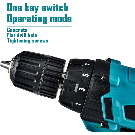 TG4THT-Electric Drilling Machine, Cordless Drilling Machine12V Drill Driver with w/Li-ion Battery/Chargerfor Torpedo Level, Wire Pliers for Wood, Furniture Installation