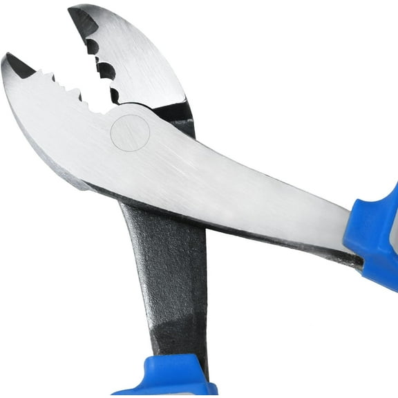 TG4THT-Electrical Pliers, 8-Inch Terminal Crimp Pliers with Wire Cutter, Wire Crimper Cutting Tool for insulated and non-insulated terminals and connectors