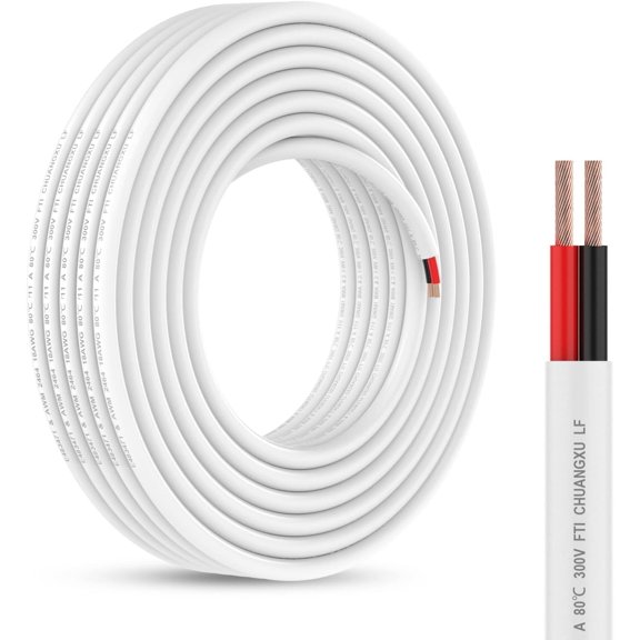 TG4THT-Emitever Wall Cable LED Lighting Copper Wire, 18 Gauge, Multi, 26 Foot