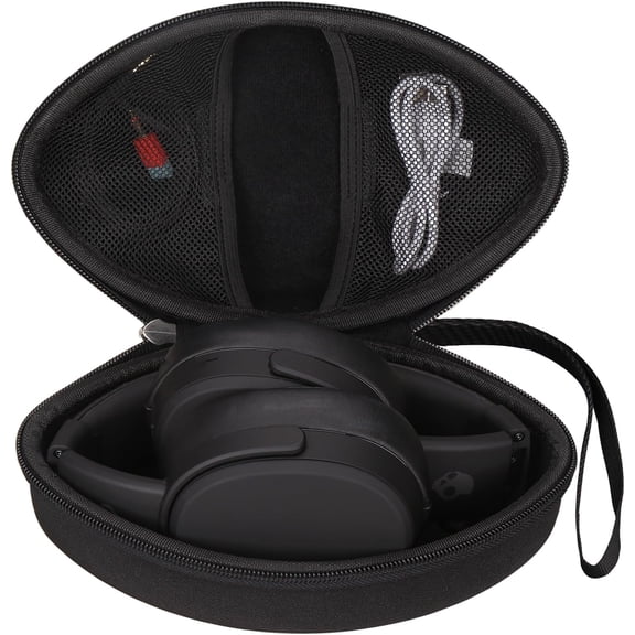 TG4THT-Headphones Case Compatible with Artix CL750 Wired/AILIHEN C8 Over-Ear Headphones, Portable Headset Bag (Black)(Case Only)
