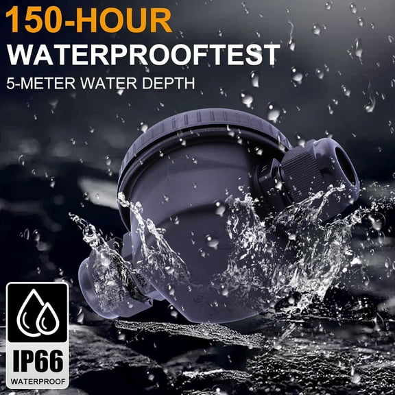 TG4THT-IP66 Round Waterproof Junction Box, 2Way 3Pin(24A 450VAC) Underground/Outdoor Wiring Installation,Suitable for Outdoor Billboards,Tunnel,Road Landscape Lights,Etc4-12mm2Pack