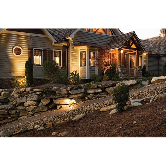 TG4THT-Lighting 62/1203 LED Landscape Flood Fixture, Dark Gray, 9W, 120V, 3000 Kelvin Temp, 900 Lumens Output, 50000 Average Rated Hours, Circular LED Module Bulb, Rugged Construction 6.25 in