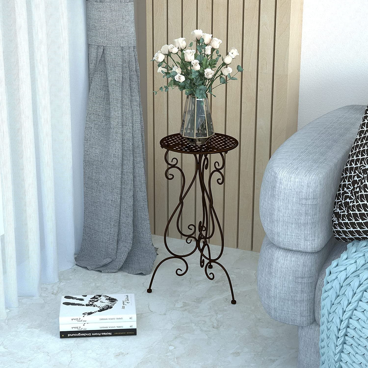 TG4THT-Metal Plant Stand Indoor Outdoor, Heavy Duty Flower Pot Stands ...