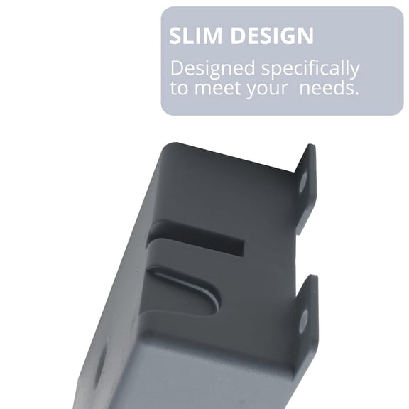 TG4THT-Plastic Shallow Outlet Box,ETL Listed for 1 Gang Electrical Box Old Work,8 Cu in,AWG Standard for Outlet Box.(3 Pack)