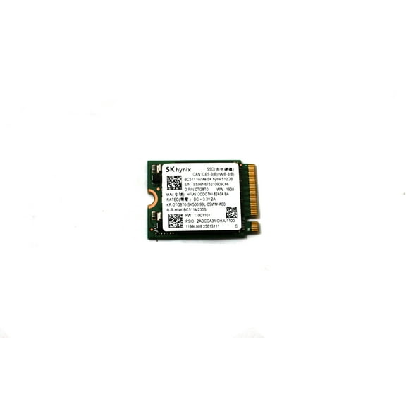 TG8T0 Dell SK hynix 512GB NVMe SSD