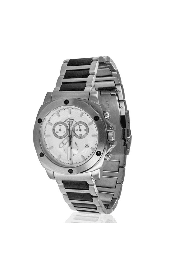 TGH-GX5390CQ4D Two Tone Stainless Steel White Dial Chronograph Watch