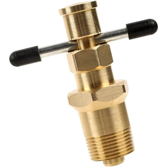 TGHTBA-1/2 Inch & 3/4 Inch Olive Remover Puller Tool Removal Tool Solid Brass Copper Pipes Fitting Compression Fittings Thread Tool Puller Metric Handle Nut