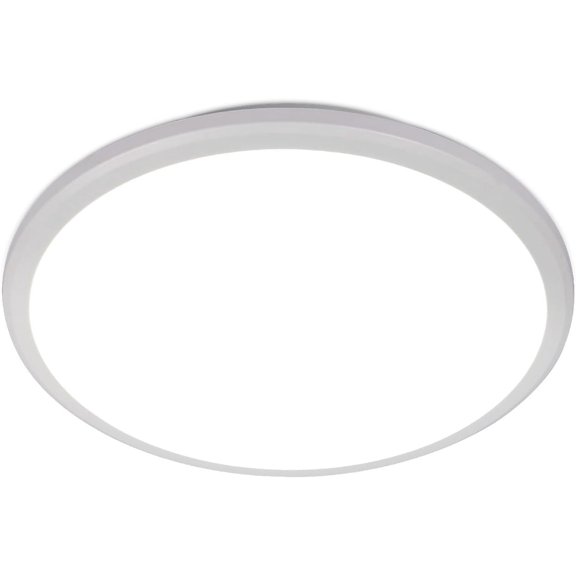 TGHTBA-1 Pack 12 Inch LED Flush Mount Ceiling Light, 24W Surface Flat LED Ceiling Light for Indoor/Outdoor, IP54 Waterproof Round Ceiling Light Fixture for Bathroom, Bedroom, Kitchen, Hallway