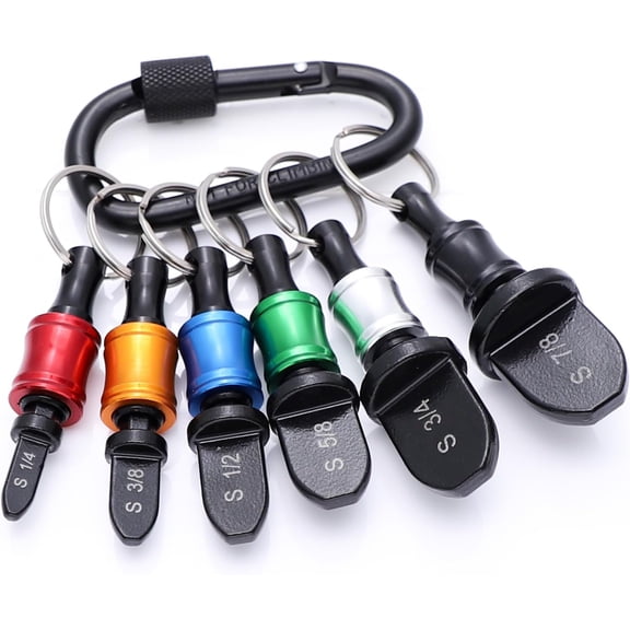 TGHTBA-13 PCS Swaging Tool HVAC Repairing Set with Bit Holder, Air Conditioner Copper Tube Expander Swage Tool Drill Bit (1/4" to 7/8") Soft Copper Pipe Swager - Flaring Swedge Kit for AC Repair & In