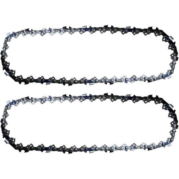 TGHTBA-2PC Replacement 199075-5 10" Saw Chain replacement 10" saw chain for Makita XCU06T XCU06Z XCU06SM1 EY402MP Brushless Cordless chainsaw 3/8", .043"