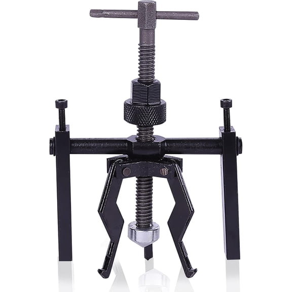 TGHTBA-3 Jaw Inner Pilot Bearing Puller Auto Bushing Carbon Steel Gear Extractor Wheel Bearing Puller Automotive Machine Tool Kit for Car SUV Motorcycle Motorbike