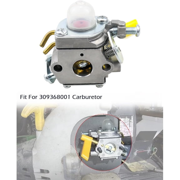 TGHTBA-309368001 Carburetor Fits for Ryobi RY09050 RY09051 RY09550 RY09951 RY09605 RY26000 RY52604 Compatible with Ryobi Homelite BC30 CS26 TP30 TP26 EX26 SS26 SX135 25cc 26cc 30cc 46cc String Trimme