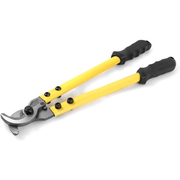 TGHTBA-4/0 Gauge Wire Cutter - Forged Steel Handle, Shear Action Cutter, 14" Stainless Steel Cable Cutter - Ideal for Battery & Welder Cables, Building Wiring, and SO Cord