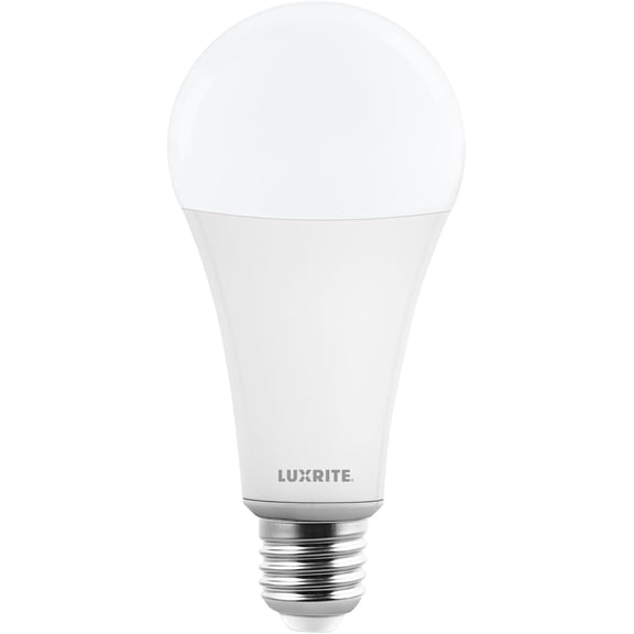 TGHTBA-A23 LED Light Bulb, 33 Watt, E26 Base Bulb, 4000 Lumens, Dimmable, 3000K Soft White, 240 Beam Angle, CRI 80, 120V, Damp Rated, Shatter-Proof, UL Listed, Frosted