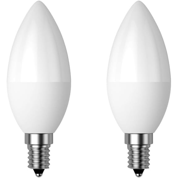 TGHTBA-Dusk to Dawn Light Bulb, E14 Candelabra Light Sensing LED Bulbs Auto On/Off 5W 400LM Warm White 3000K for Home Outdoor Yard Porch Patio Garage Pathway, Can Replace 40W Incandescent Bulbs, Pack