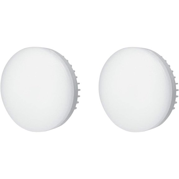 TGHTBA-GX53 LED Bulbs 7W GX53 7 Watt 700 Lumen Cool White 6000K GX53 Base CFL Replacement LED Puck Lights for Kitchen Under Cabinet Counter Exhibition Shop Showroom Lighting,48 LED 2835 SMD,Pack of 2