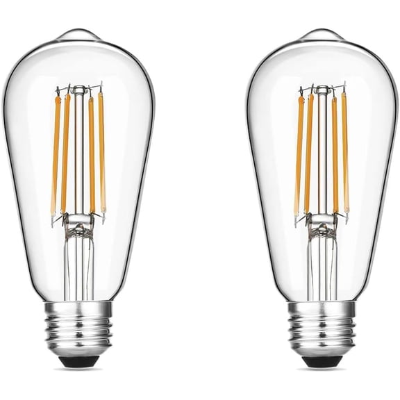 TGHTBA-LED Bulbs,Safety Low Voltage DC 5V 2.5W Warm Light Bulbs 2700K E26 Base Energy-Saving Bulb for Battery Operated Wall Sconce 2Pack