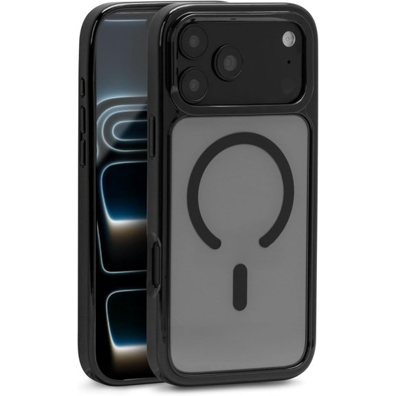 TGHTBA-Magsafe Velo Case for iPhone, Shockproof, MagSafe Compatible, Camera Guard (Black, iPhone 17 Pro Max)