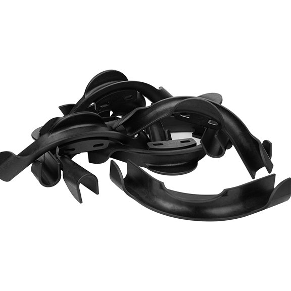 TGHTBA-(Pack of 5) 1/2-inch Plastic Polymer PEX Pipe 90-Degree Bend Support with Mounting Plate (1/2 inch),(PPSU1807022)