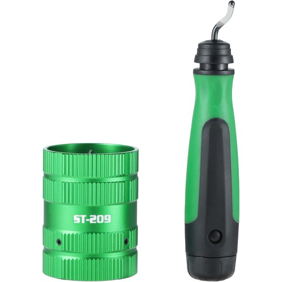 TGHTBA-Pipe Deburring Reamer Tool Set, Copper PVC Pipe Deburring Plumbing Tools, 1/4" to 1-5/8" Inner Outer Conduit Reamer Deburring Tool with Pen Reamer Burr Remover