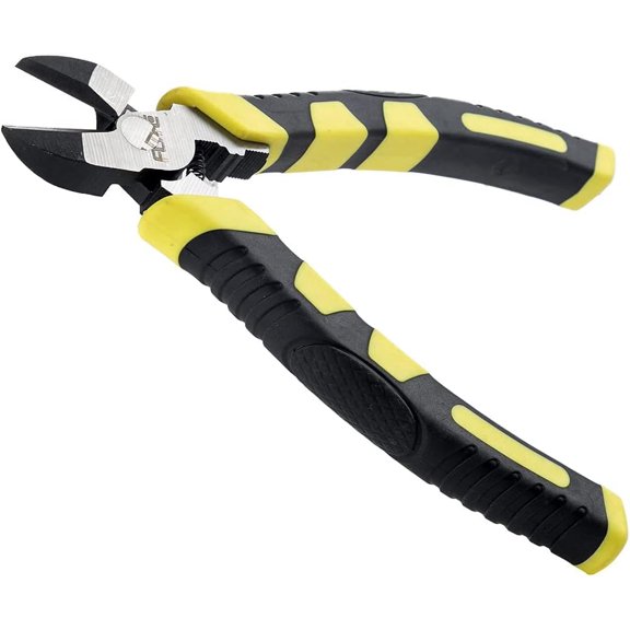 TGHTBA-Professional Wire Cutters Heavy Duty,6 inch Diagonal Cutting Pliers with Crimper Design,Chrome Vanadium Steel Forged Spring-Loaded Side Cutters