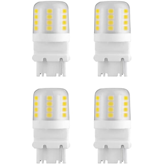TGHTBA-S8 3156 Wedge Base LED Light Bulbs 12VAC/DC Low Voltage Water Resistant Design for Outdoor Landscape Lighting Pathway Driveway Lights 4W Warm White 2700K-3000K 4-Pack