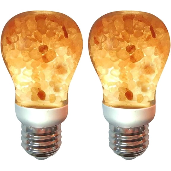 TGHTBA-Salt Light Bulbs 60-Watt Equivalent, Warm Amber Glow, 7 watts, 2 Count (Pack of 1)
