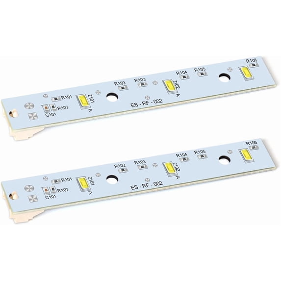 TGHTBA-Upgraded WR55X26671 Refrigerators LED Light Board Compatible with GE Refrigerators GE Freezer, Replacement Part PS11767930 AP6035586 4468532 EAP11767930 PD00048392 (2 Pcs)