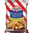 thumbnail image 1 of TGI Friday's, Potato Skins Snack Chips, Cheddar & Sour Cream, 3.0 oz. (6 Count), 1 of 2