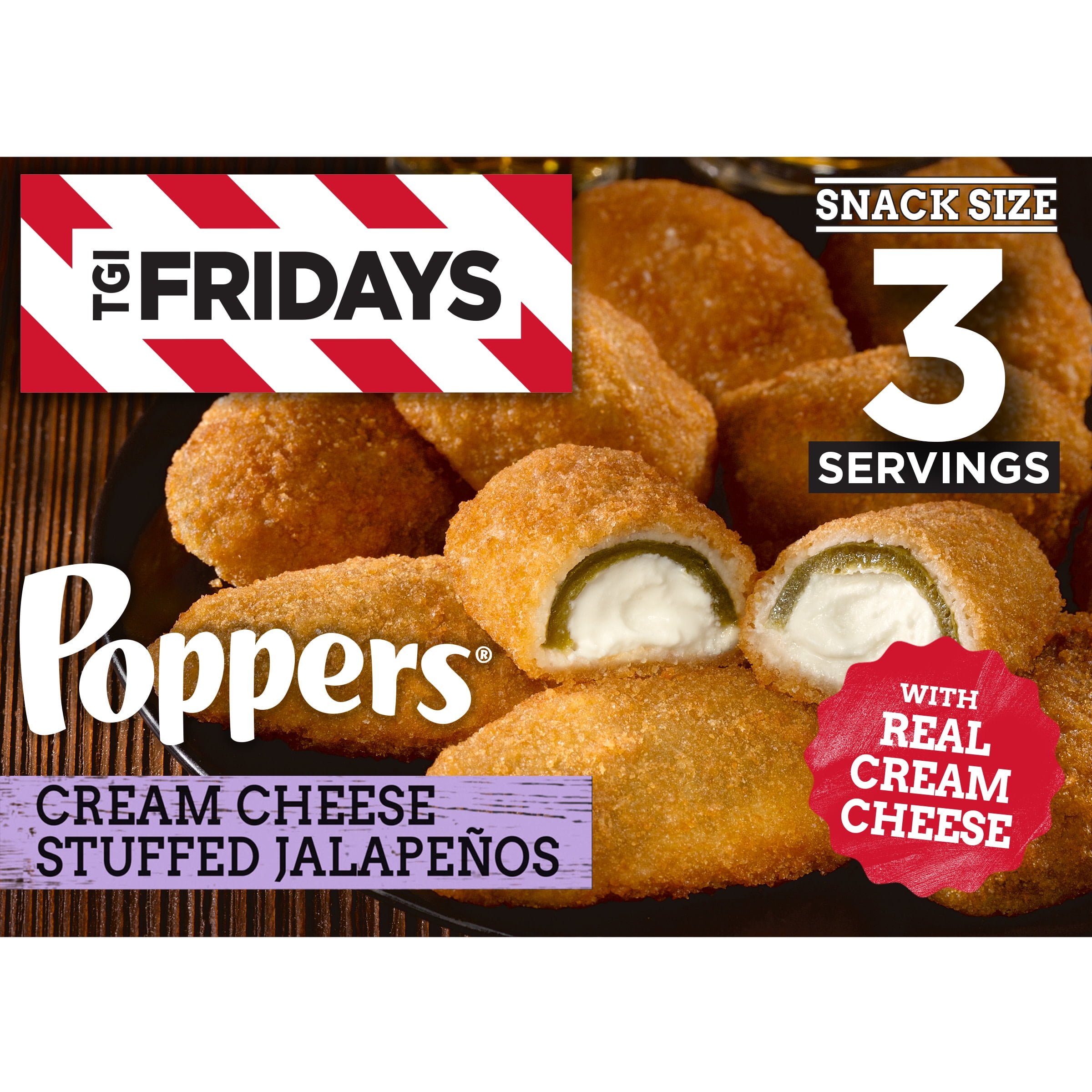 TGI Fridays Frozen Appetizers Cream Cheese Stuffed Jalapeno Poppers 8 TGI Fridays Frozen Appetizers Cream Cheese Stuffed Jalapeno Poppers 8