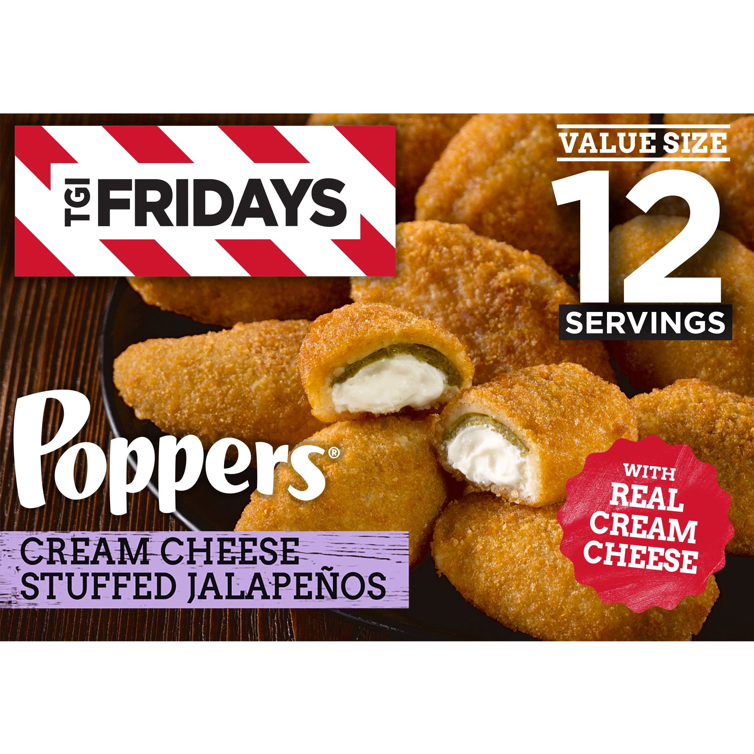 TGI Fridays Frozen Appetizers Cream Cheese Stuffed Jalapeno Poppers