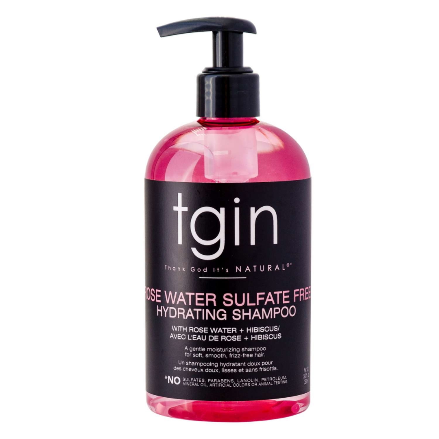 Tgin Rosewater Sulfate Free Hydrating Shampoo 13 oz