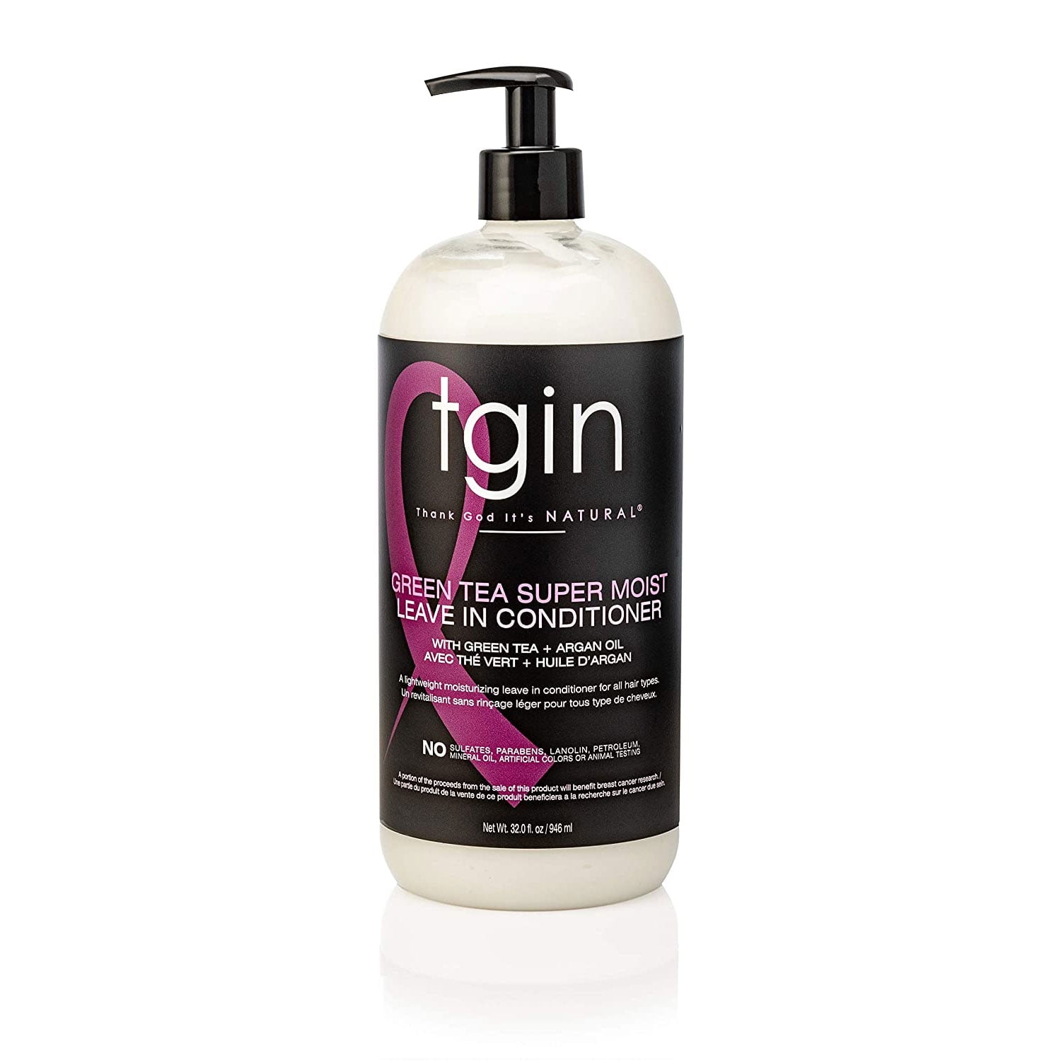 TGIN Green Tea Super Moist Leave In Conditioner 32 oz,Pack of 2