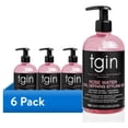 thumbnail interactive-video image 1 of (6 pack) TGIN Rose Water Defining Styling Gel – Lightweight Hold Frizz Control, 1 of 7