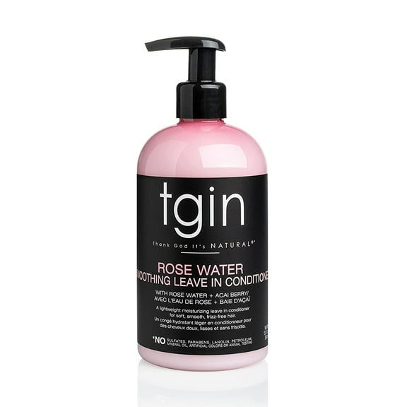 TGIN Rose Water Leave-In Conditioner, 13 Oz, Pack of 2