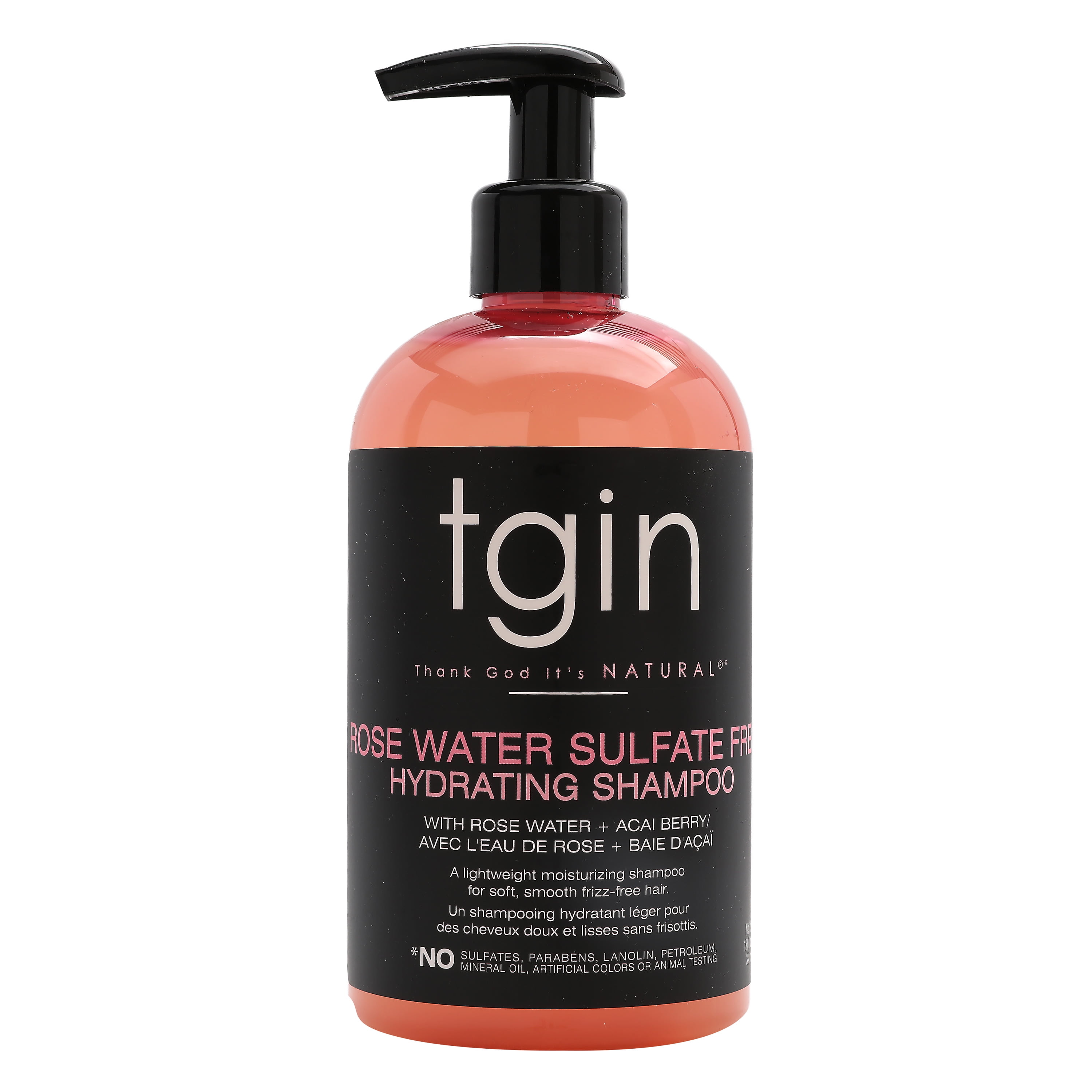 TGIN Rose Water Hair Growth Promoting Shampoo, Moisturizes TGIN Rose Water Hair Growth Promoting Shampoo, Moisturizes