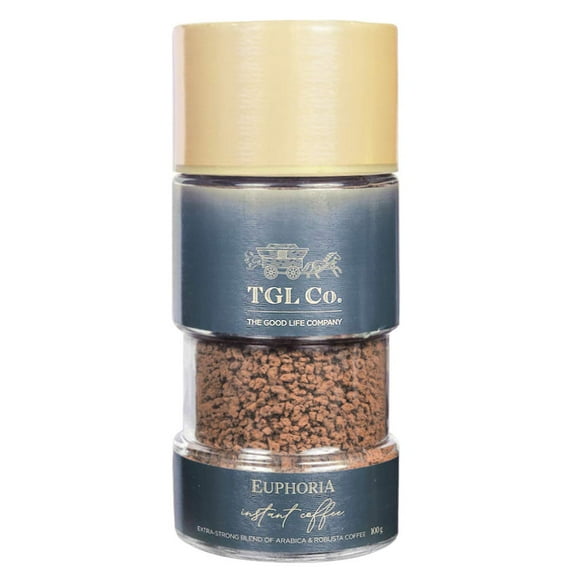 TGL Co. Euphoria Instant Coffee Powder Bottle (100 gm)
