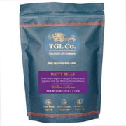 TGL Co. Happy Belly Tea | Belly Soothing Herbal Tea 50 Gram with Peppermint Leaves, Chamomile Flowers