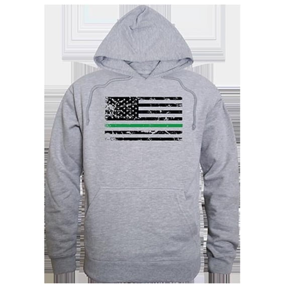 TGL Flag Graphic Pullover Sweatshirt, Heather Gray - Extra Large