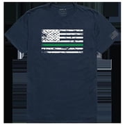 TGL Flag Tactical Graphic Tee Shirt, Navy - Extra Large