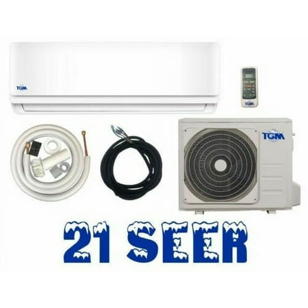 TGM Skateboards 12000 BTU Mini-Split Air Conditioner, White
