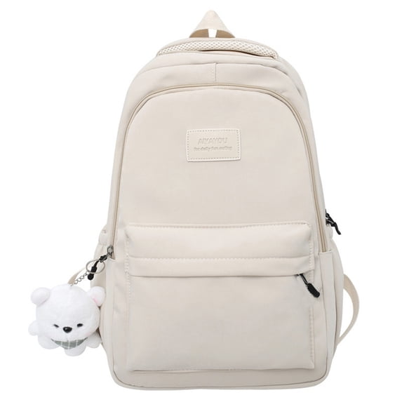TGPMGRZ Backpack Cute Backpack for School College Backpack Large Capacity Bookbags (White)