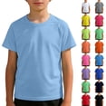 thumbnail image 1 of TGPMGRZ Boys Swim Shirt Rash Guard Quick Drying Swimwear Tops Summer Holiday Navy 5-6 Years, 1 of 5